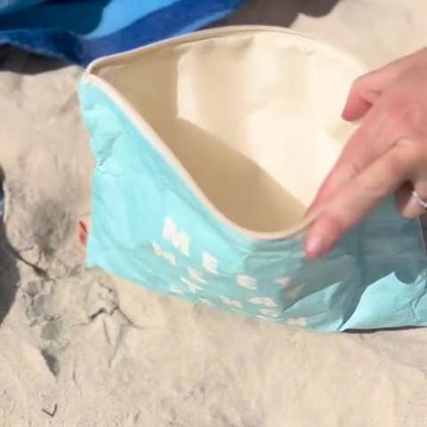 Meet Me At The Beach Pouch