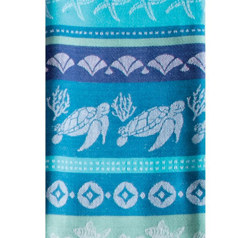 Great Blue Sea Jacquard Tea Towel