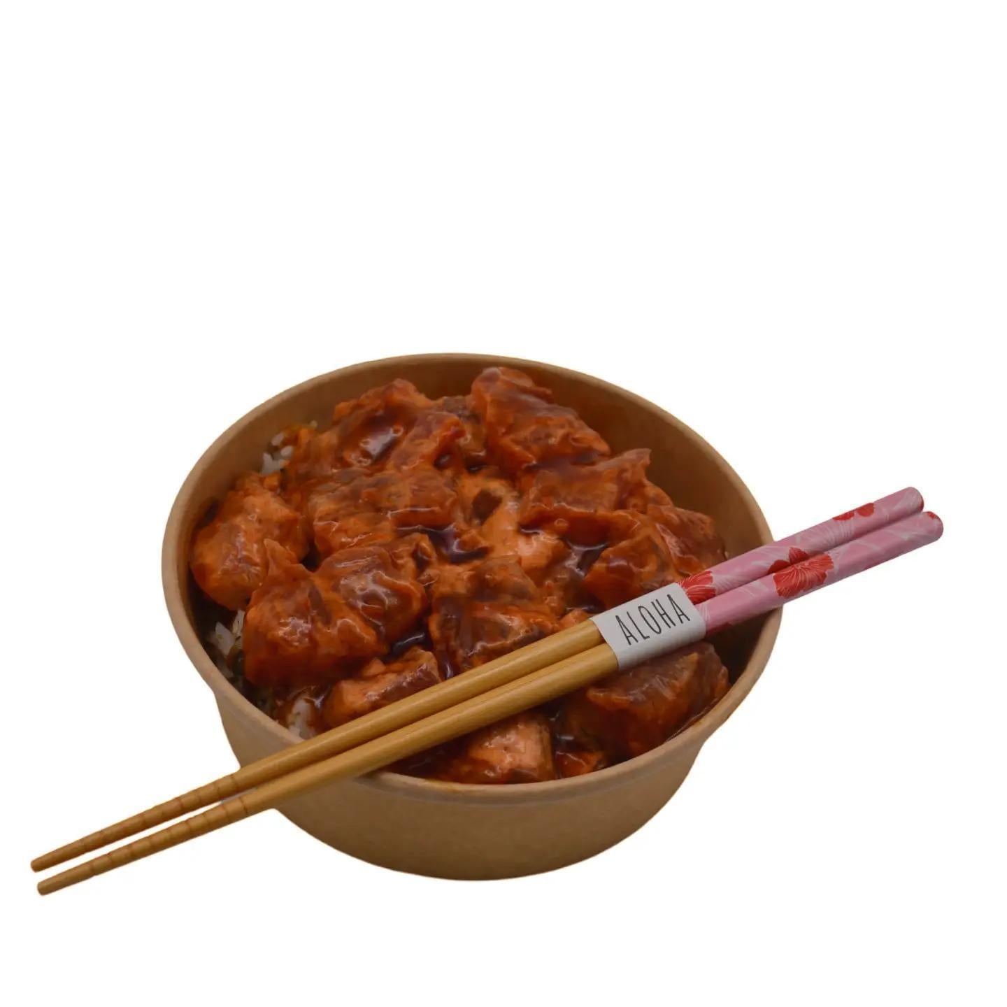 Red Hibiscus Reusable Chopstick Set