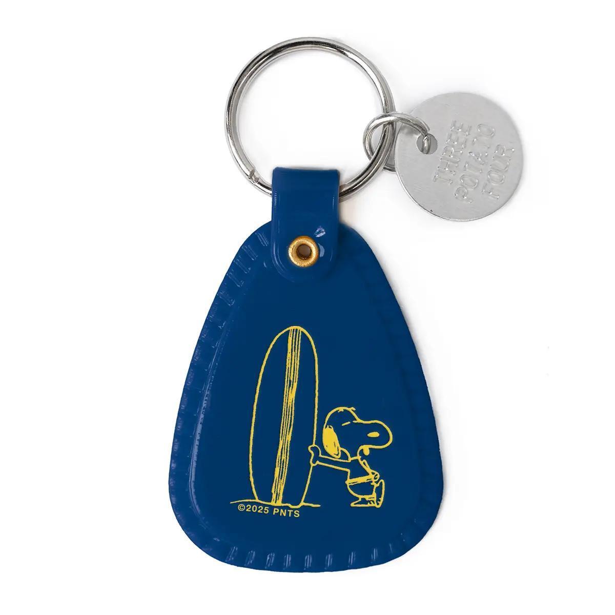 Snoopy Surf Saddle Keychain