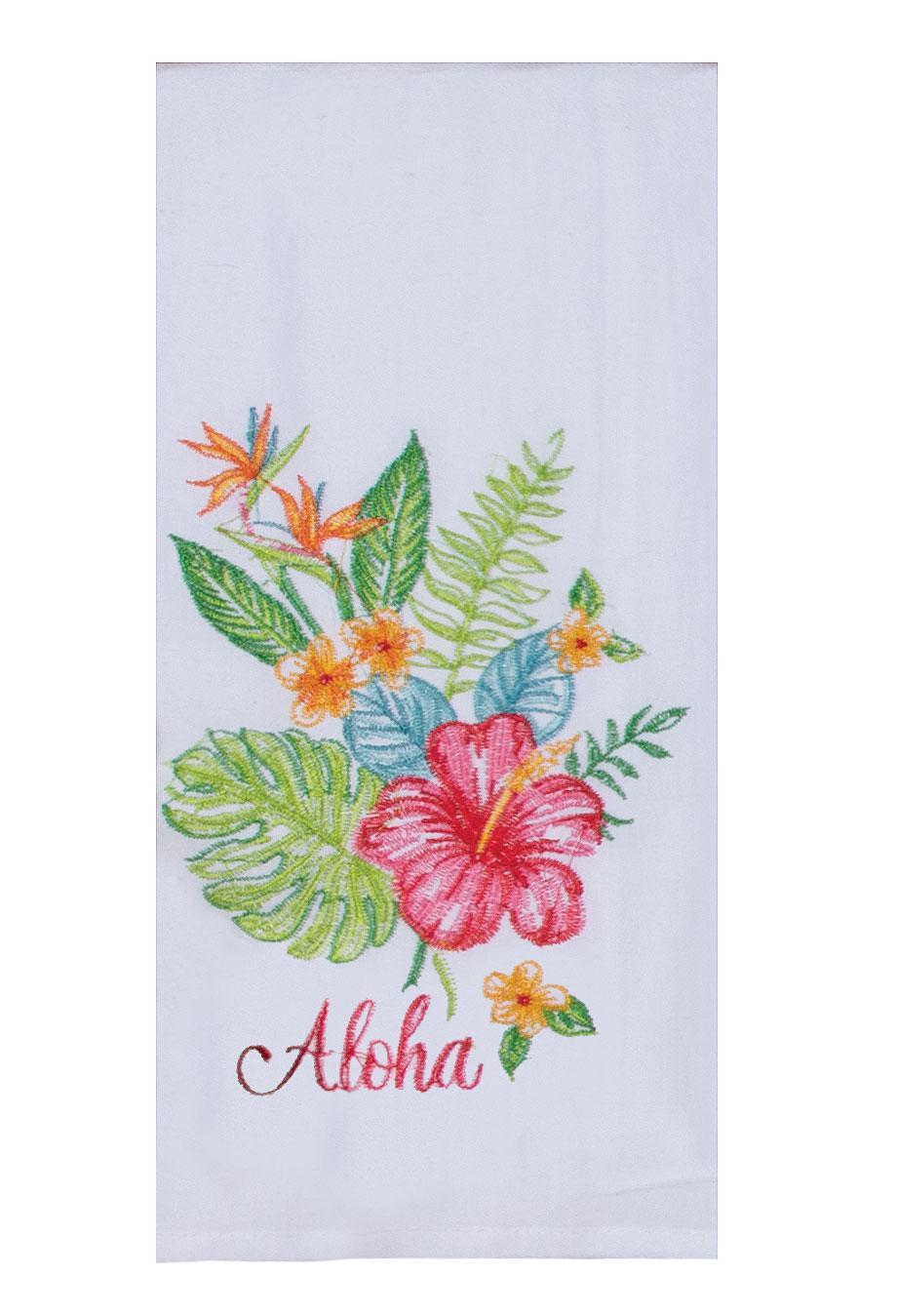 Aloha Floral Flour Sack Towel