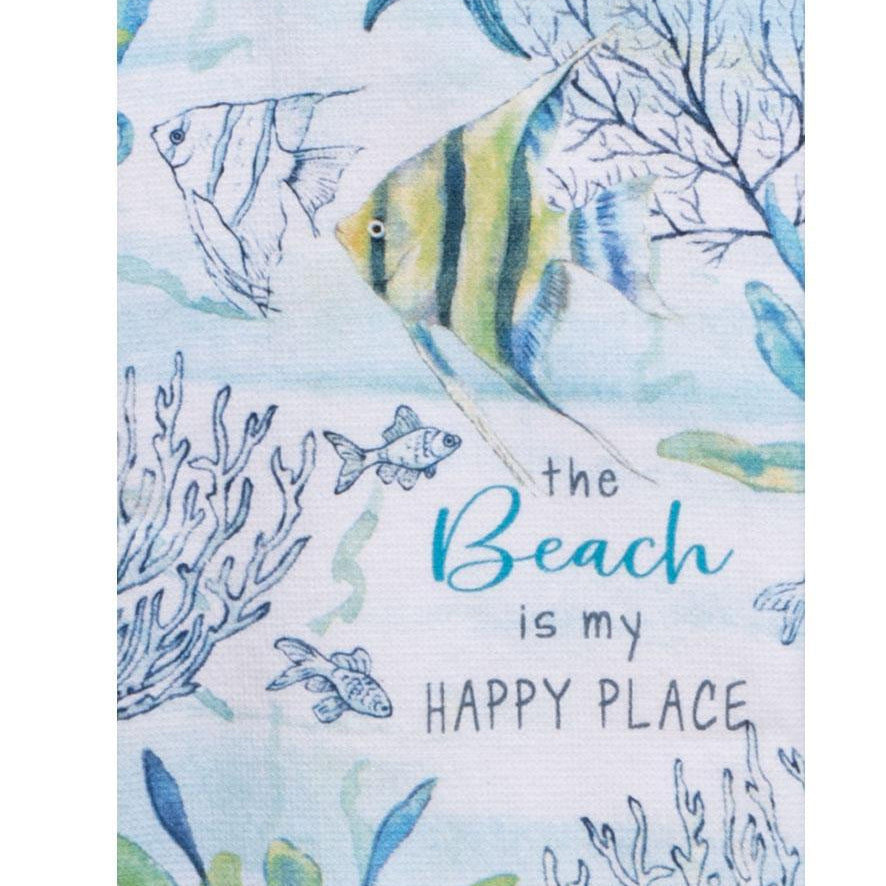 Happy Place Terry Cloth Towel