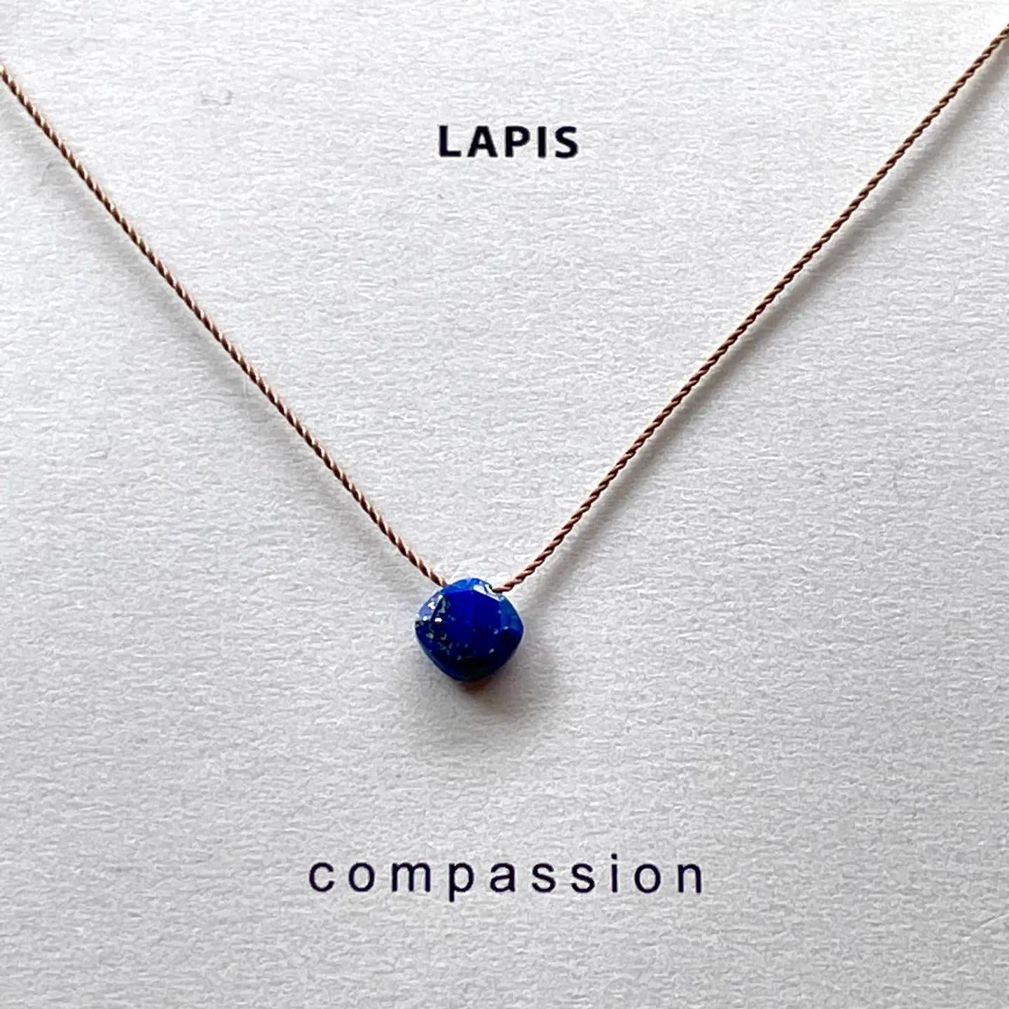 Lapis Nylon Necklace