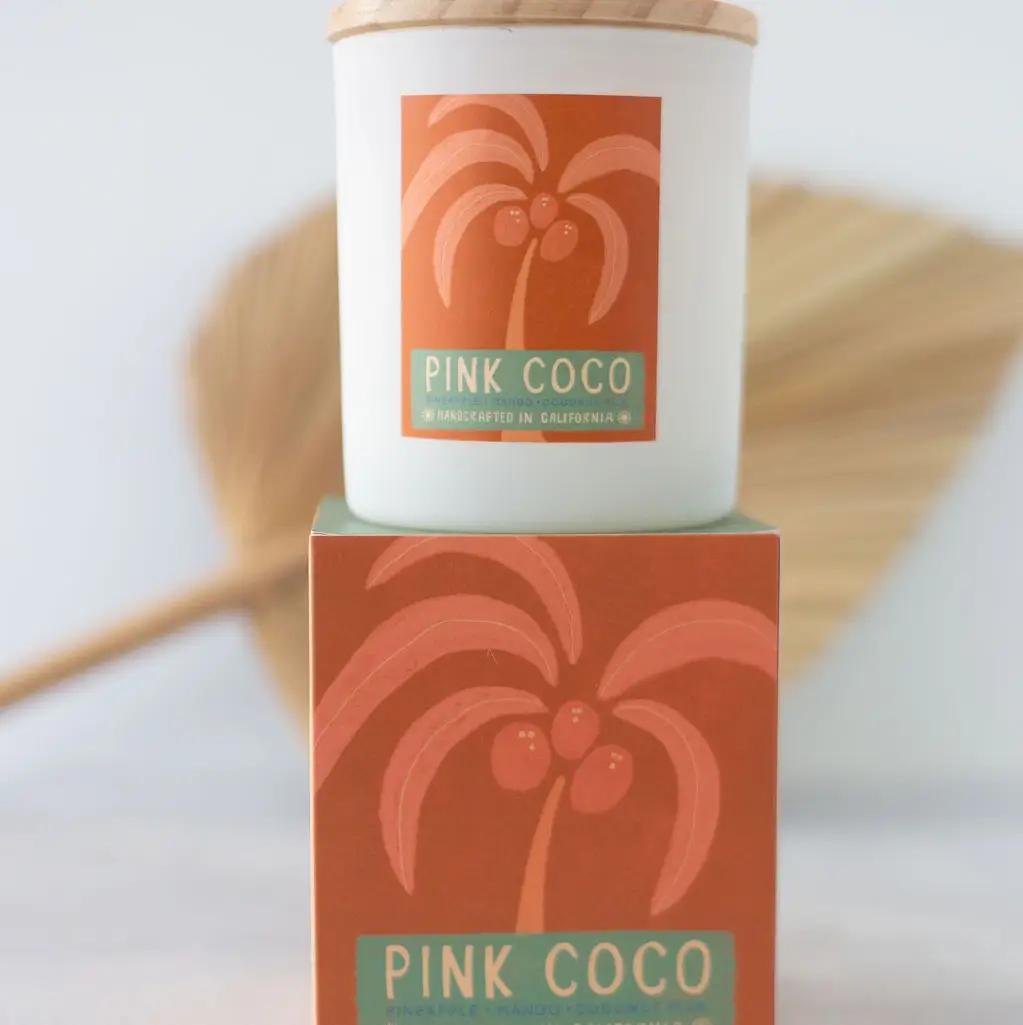 Pink Coco Candle