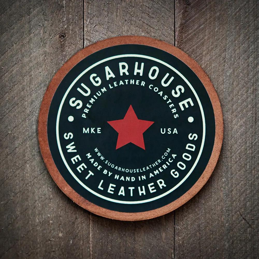 Leather Hawaii Coaster