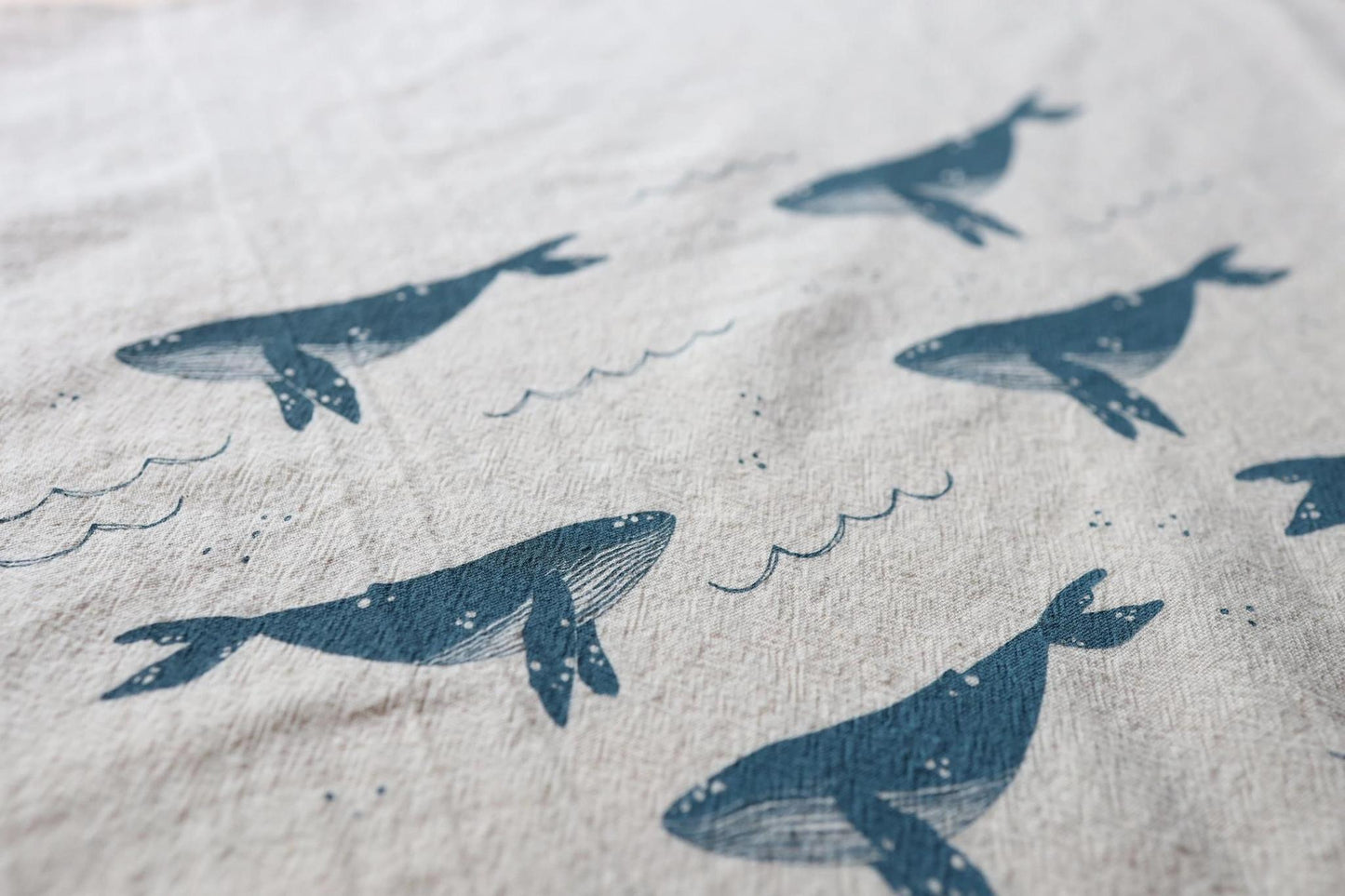 Whale Tea Towel