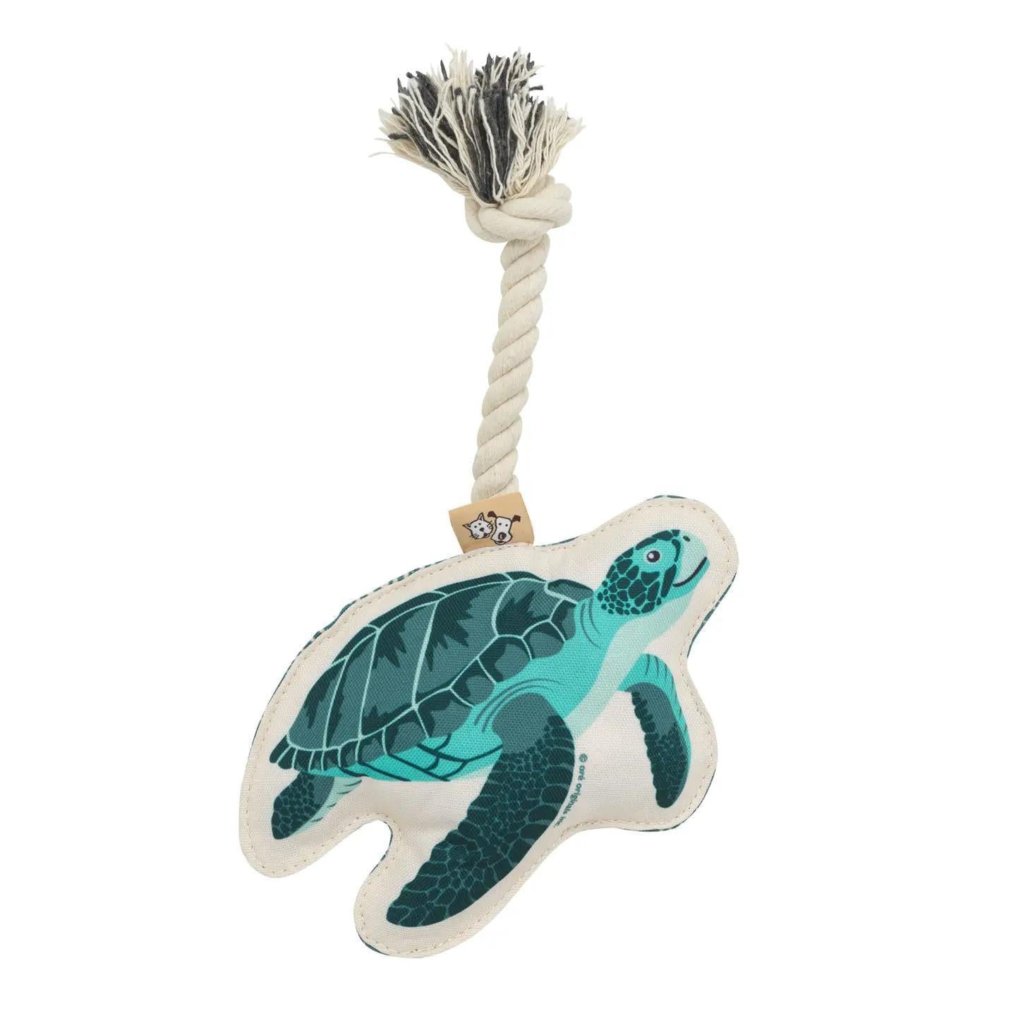 Sea Turtle Rope Dog Toy