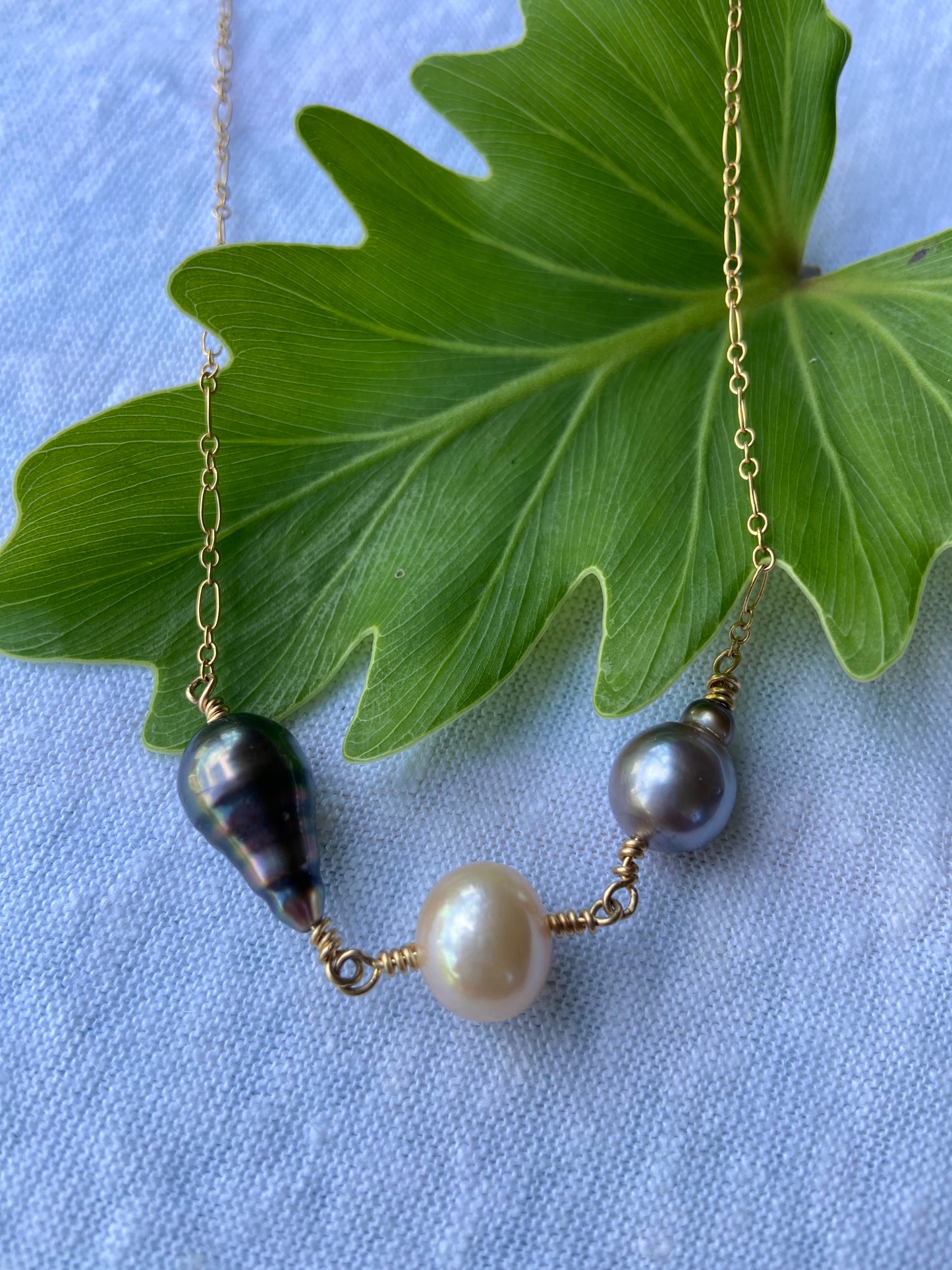 Pearl Trio Necklace