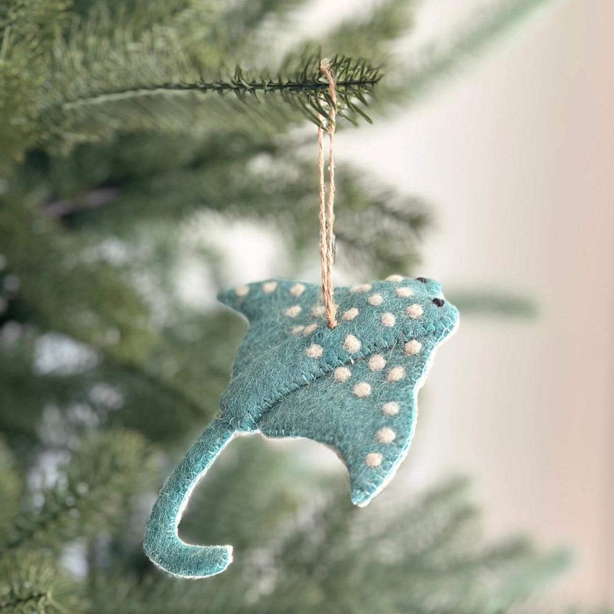 Stingray Felt Ornament