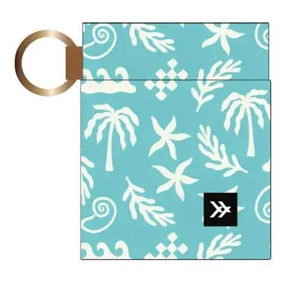 Blue High Tide Elastic Wallet