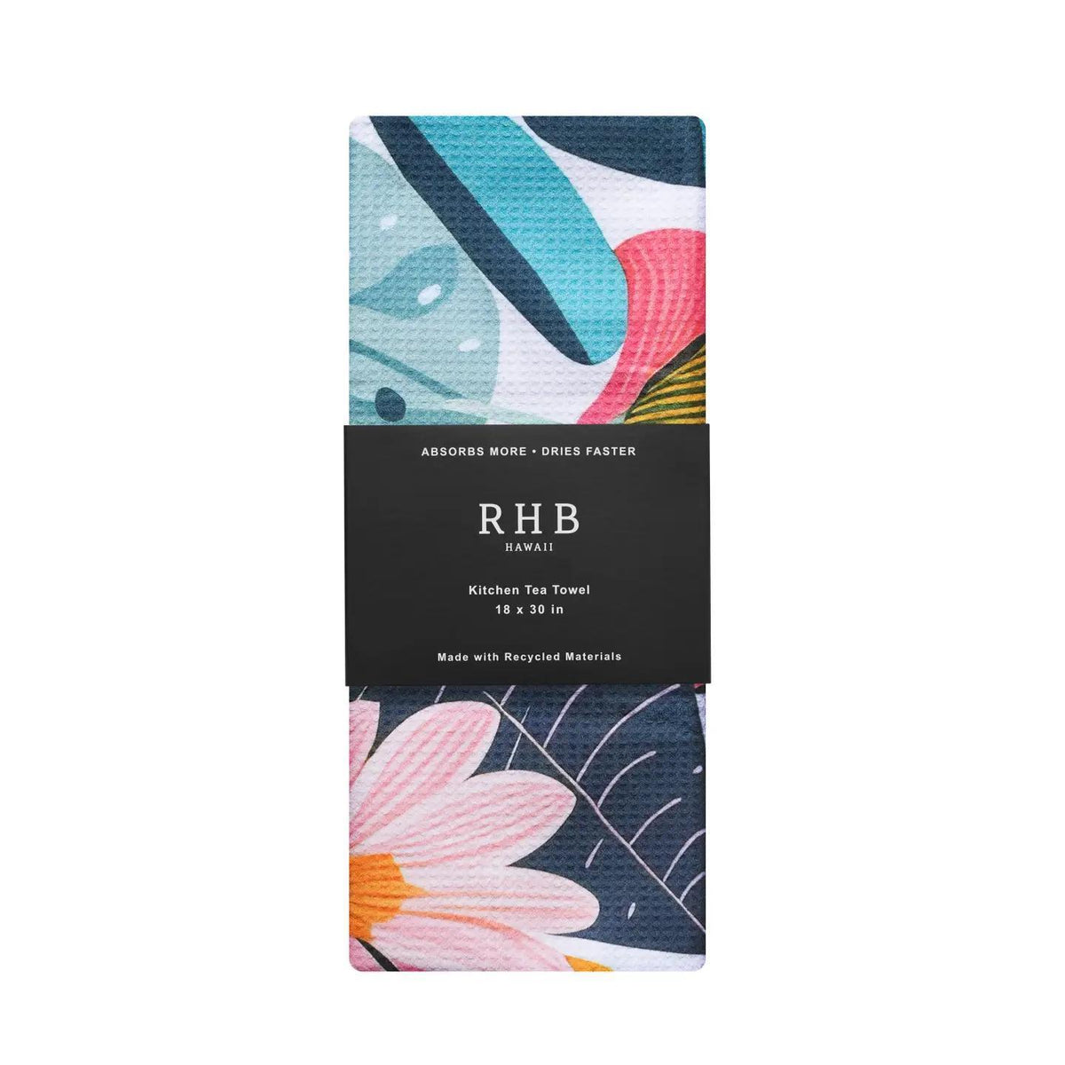 Island Bloom Tea Towel
