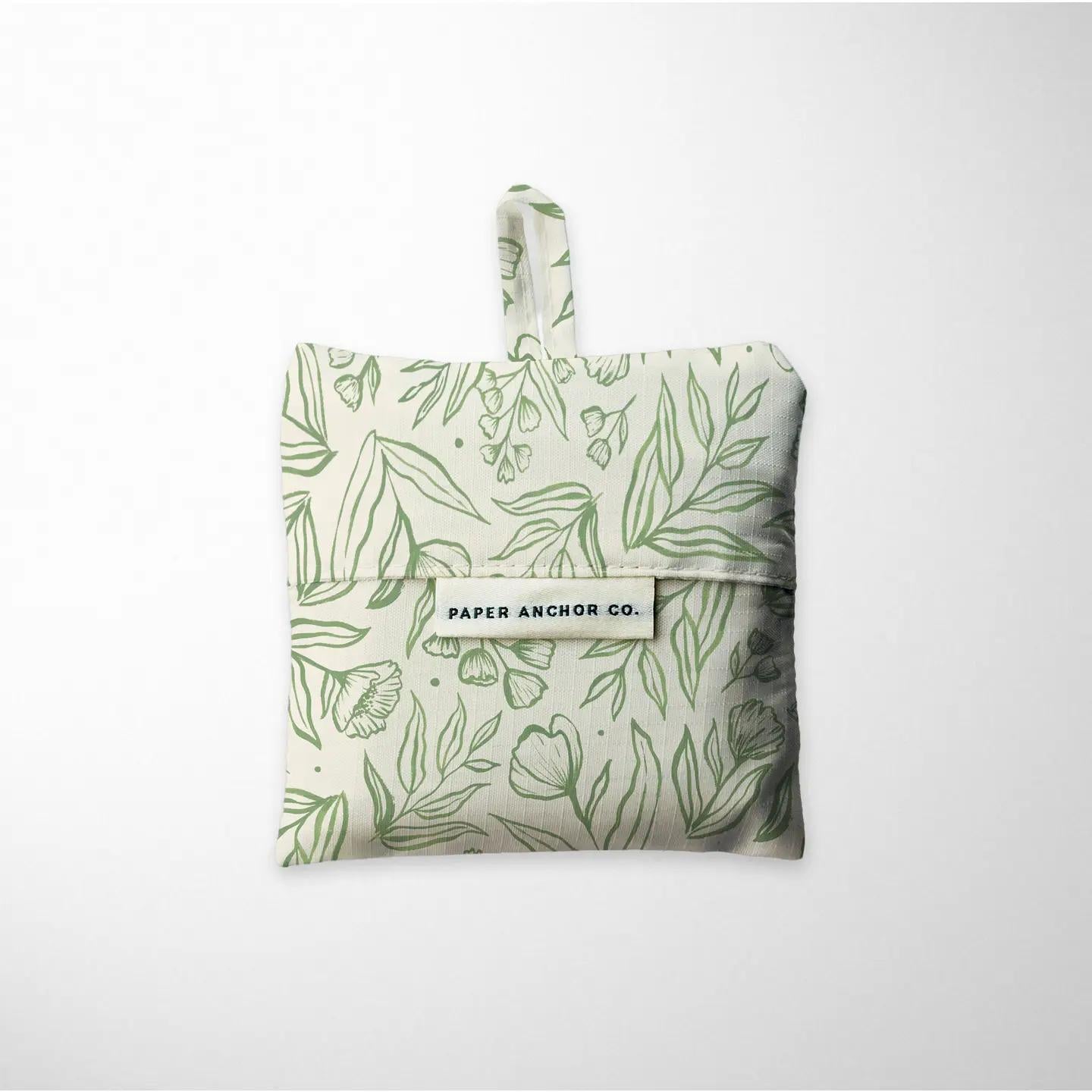 Sage Botanical Reusable Shopping Bag