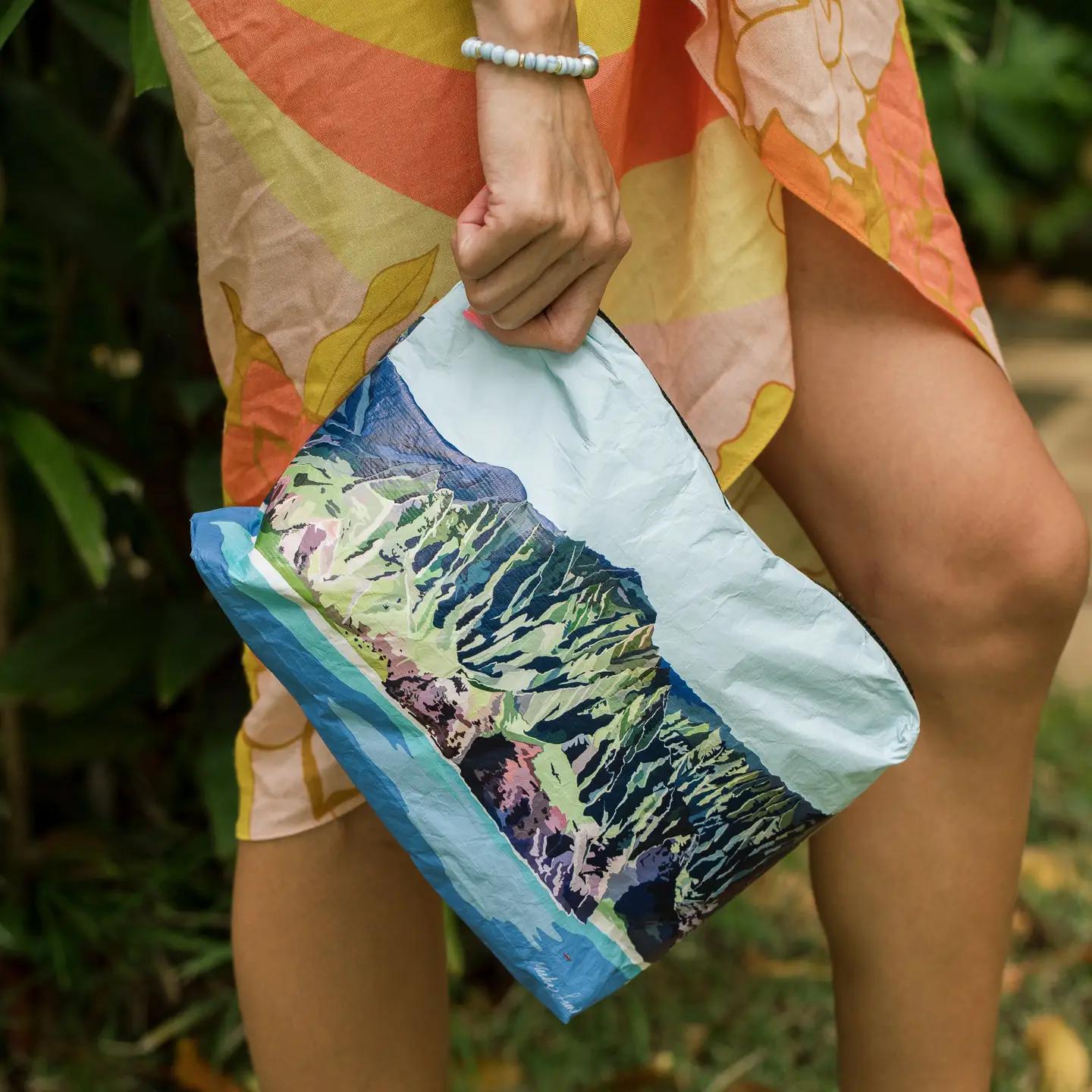 Na Pali Coast Water Resistant Pouch
