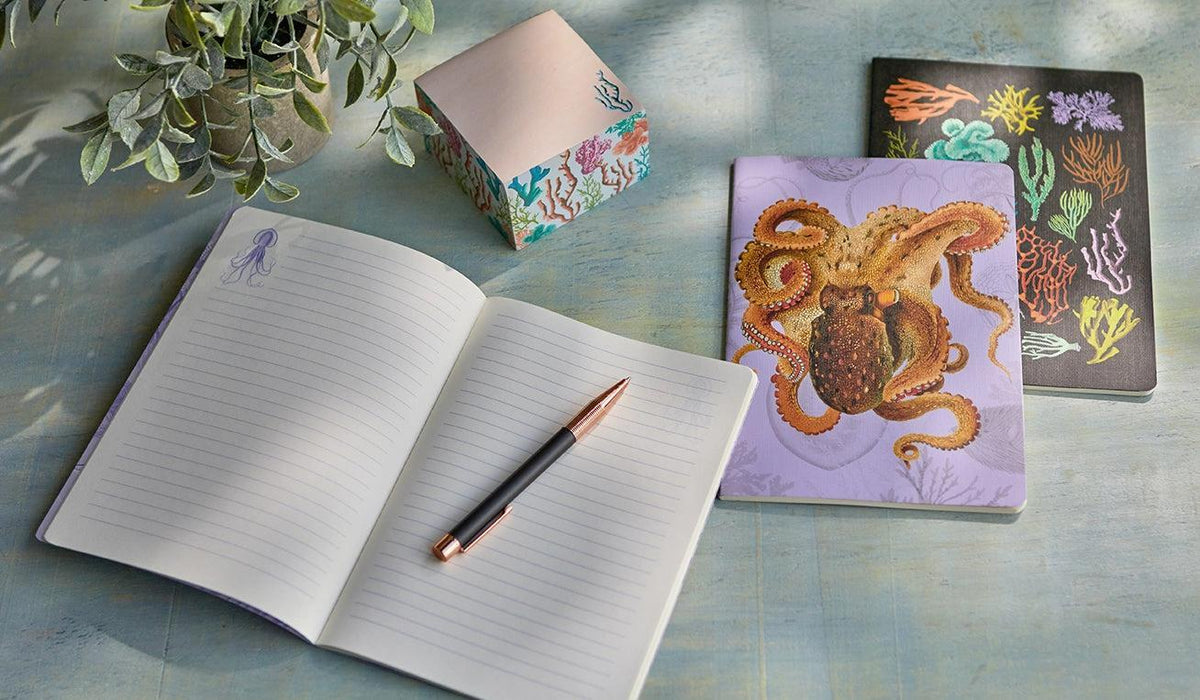 Under the Sea Sewn Notebooks (Set of 3)