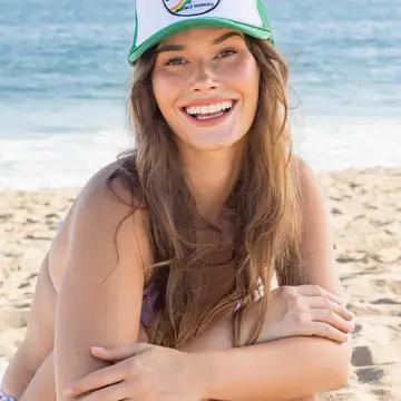 Pau Hana Surf Co Green Trucker Hat