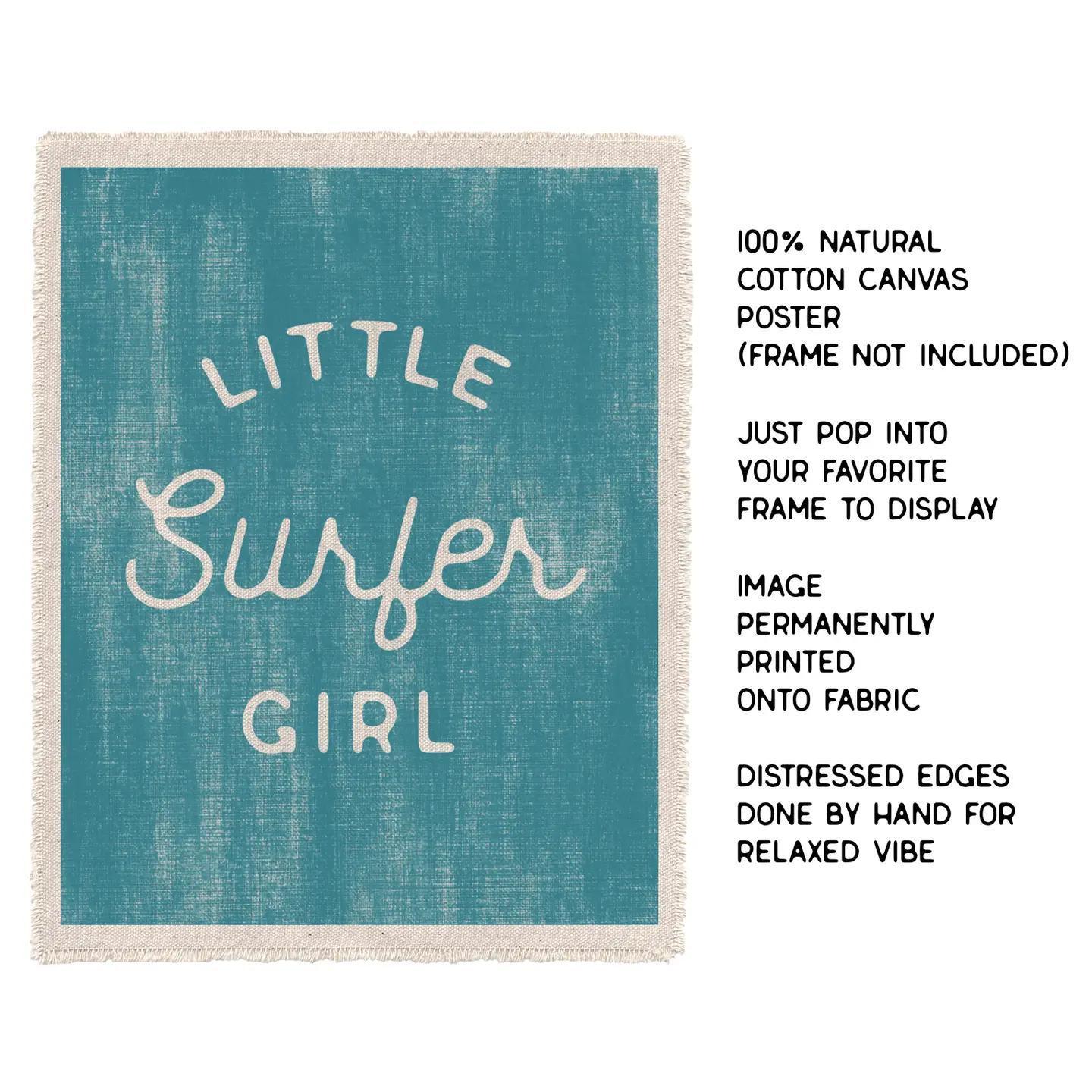 Little Surfer Girl Canvas