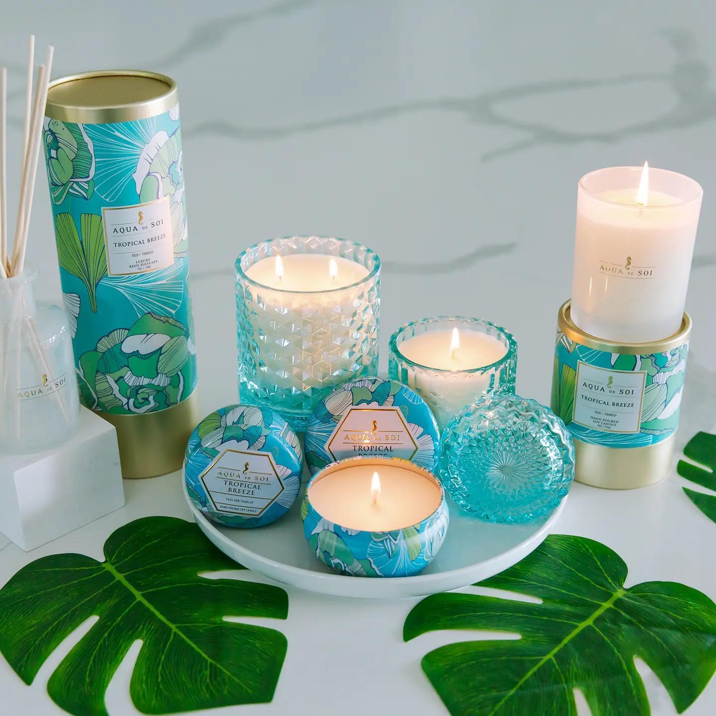 Tropical Breeze Candle 9 oz Aqua De Soi