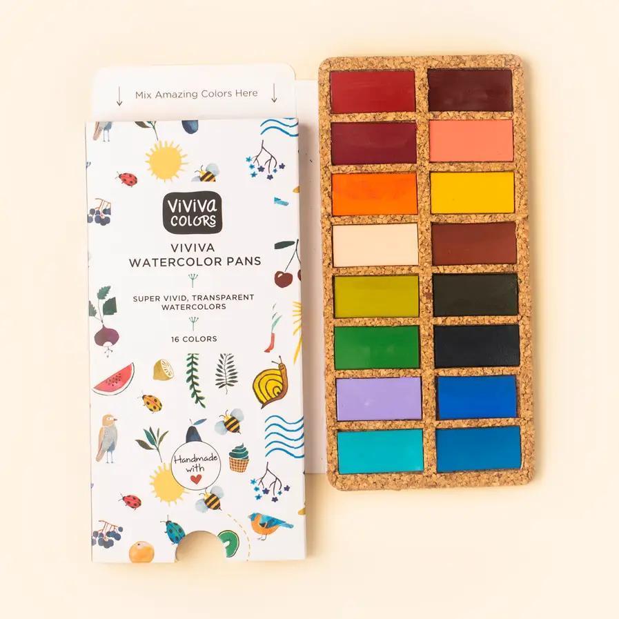 Watercolors Pans Paint Set