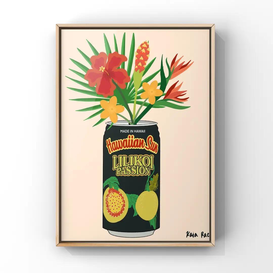 Lilikoi Passion Hawaiian Sun Art Print