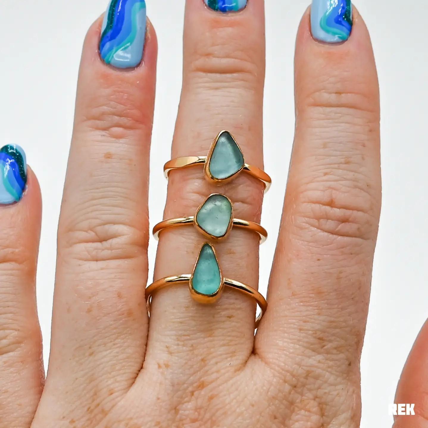 Seaglass Ring GF