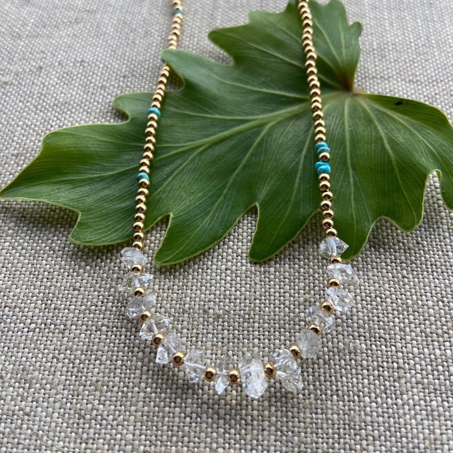 Herkimer Pebbles Necklace