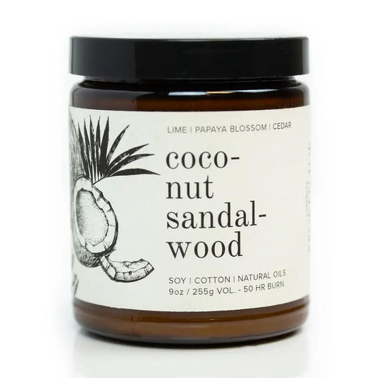 9oz Candle Coconut Sandalwood