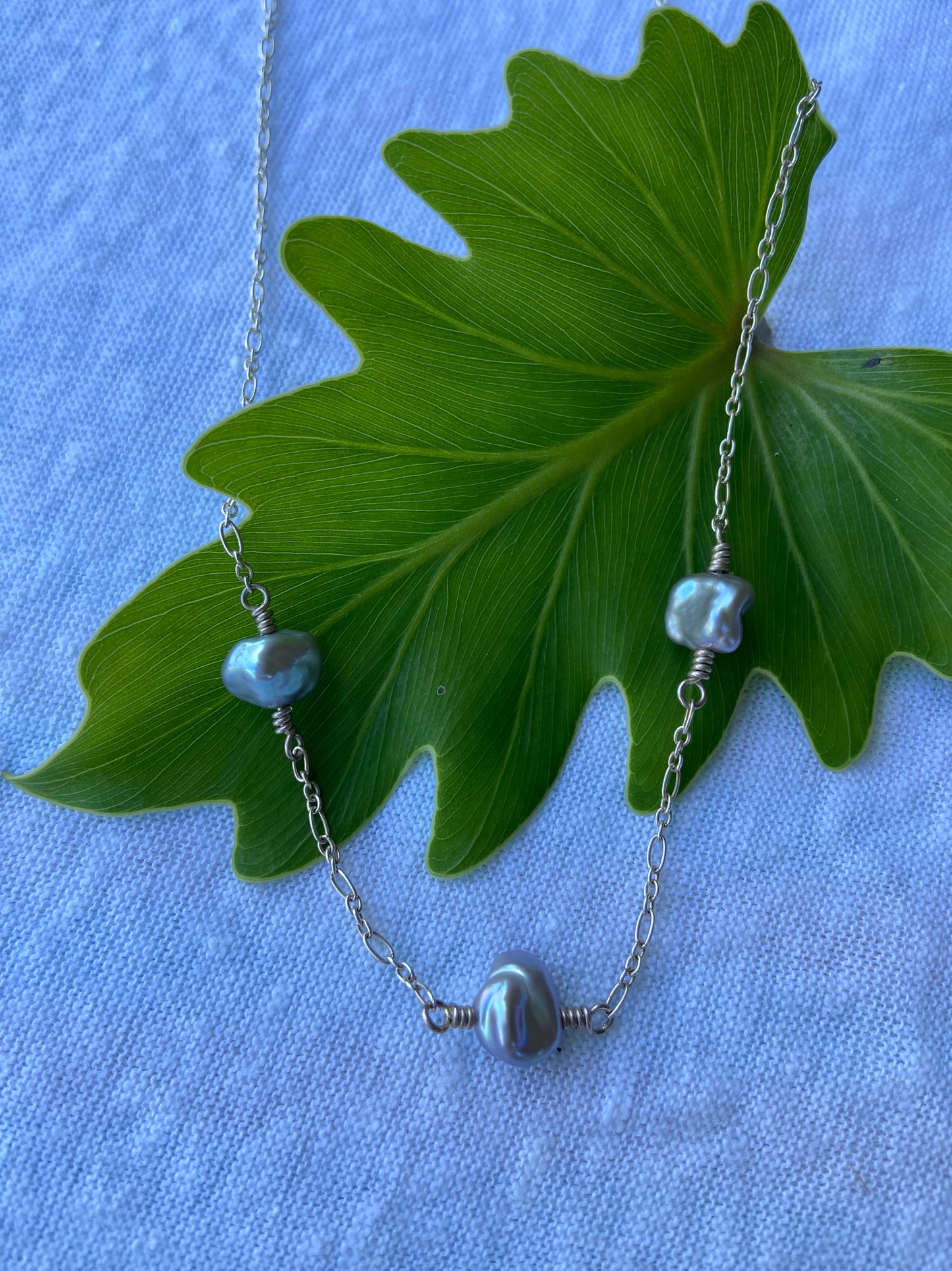 Keshi Trio Necklace