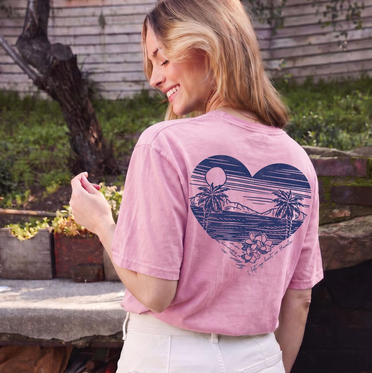 Heart in Hanalei Tee