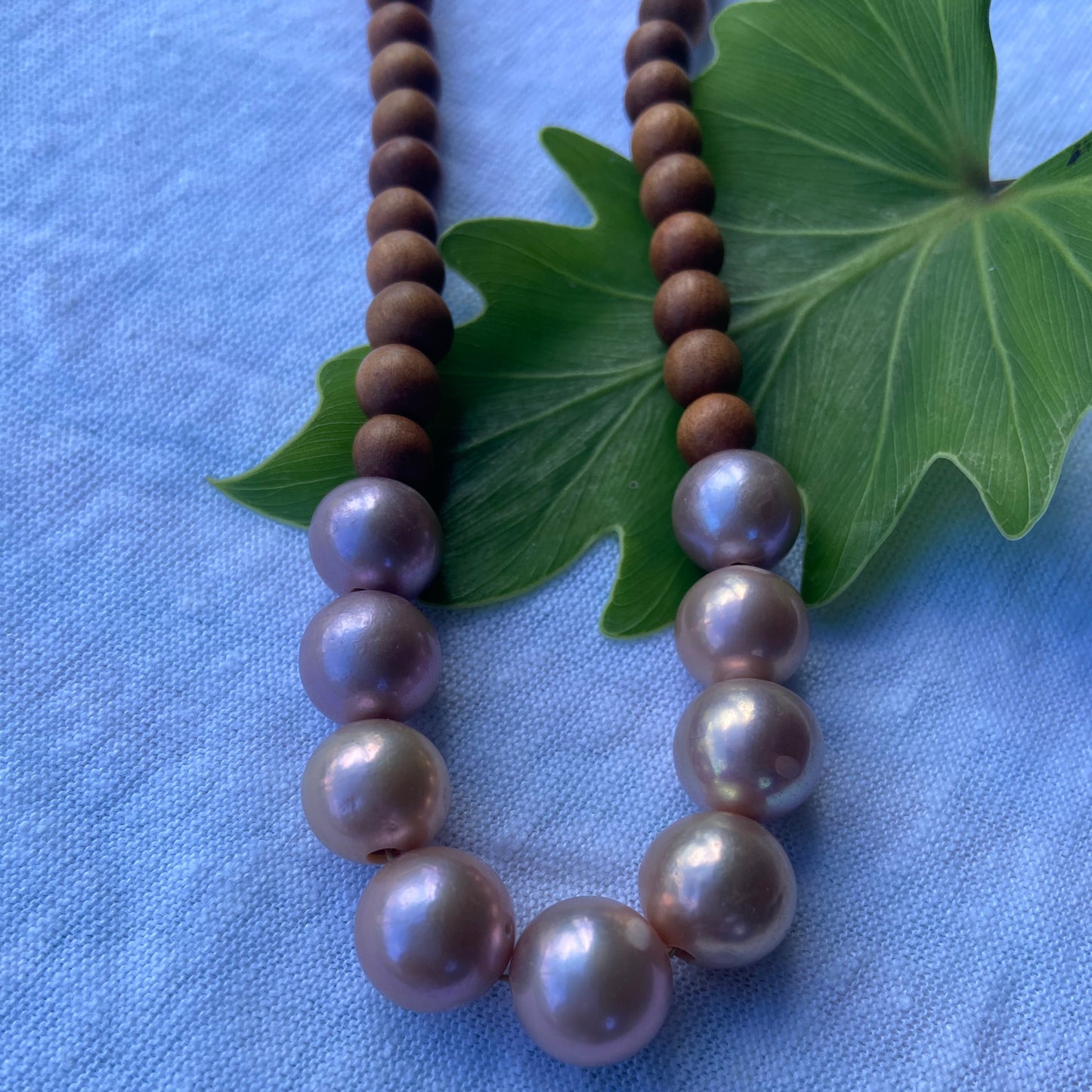 Sandalwood Edison Pearl Necklace