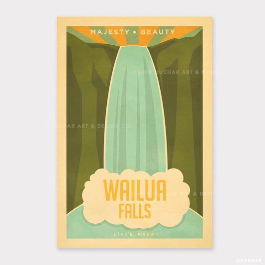 Wailua Falls Travel Print