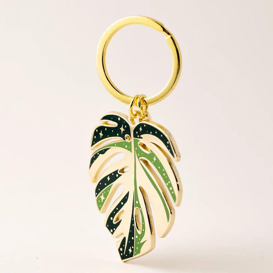 Monstera Thai Constellation Keychain