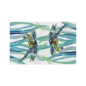 Colorful Sea Turtle Microfiber KitchenTowel