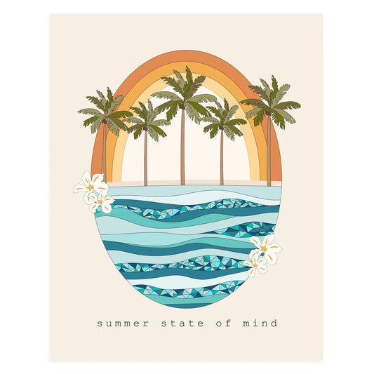 Summer State Of Mind 11x14 Art Print