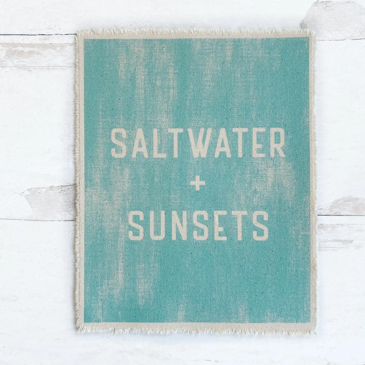 Saltwater & Sunsets Canvas