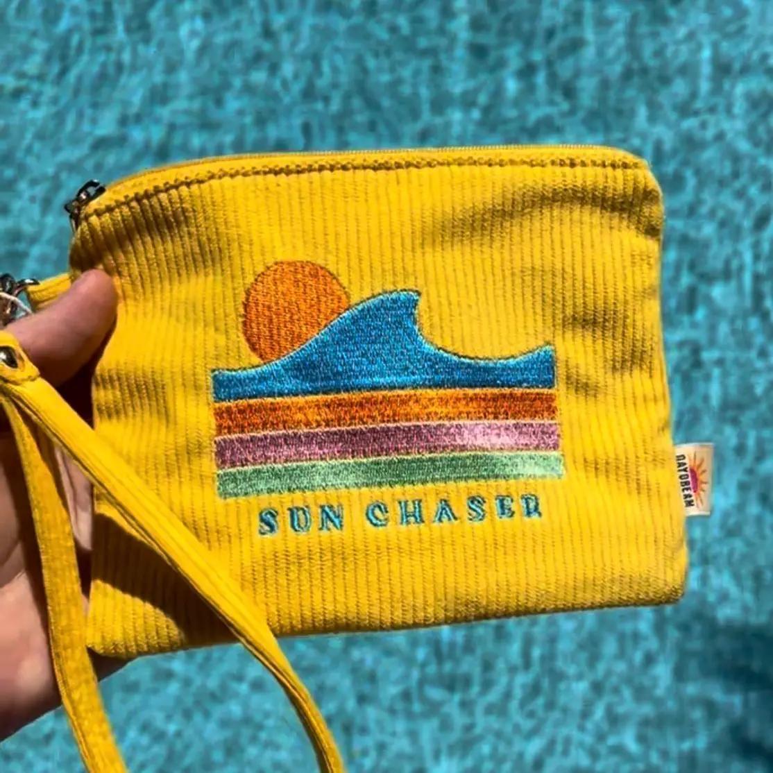 Sun Chaser Corduroy Wristlet