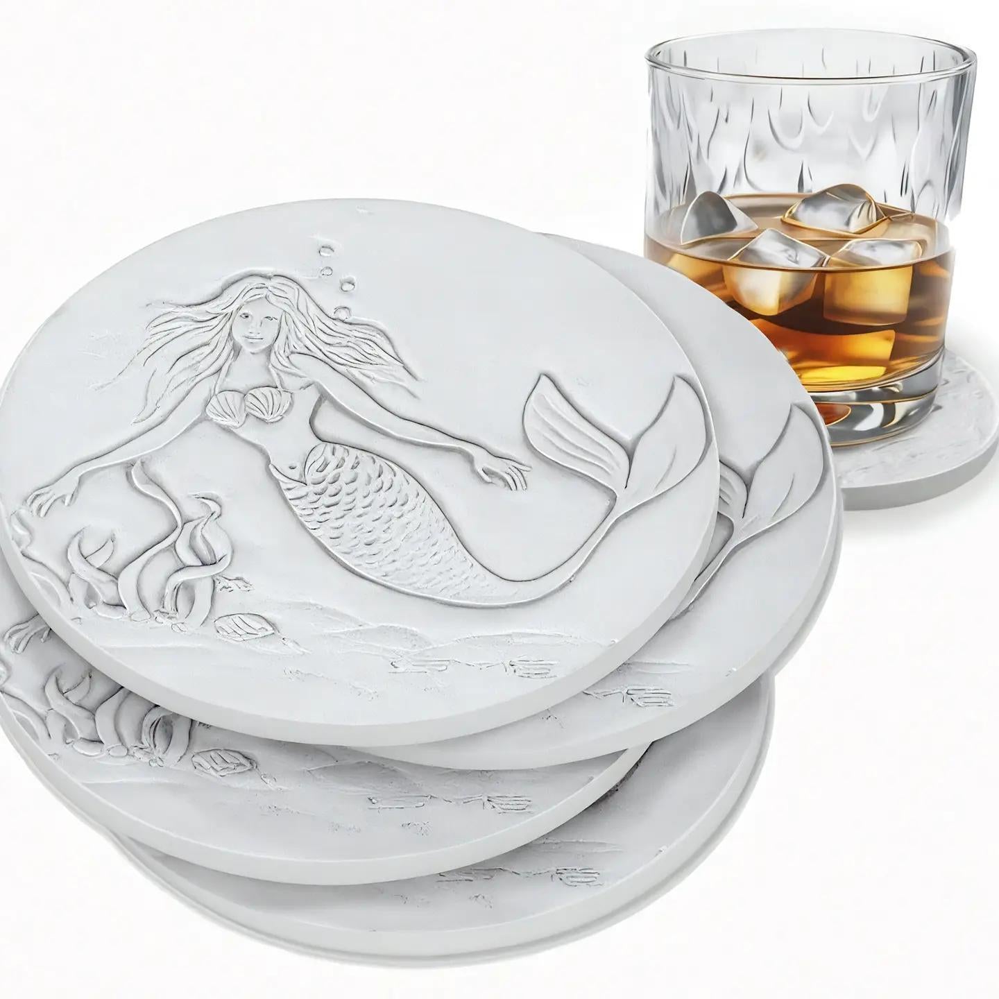 Mermaid Coaster Set of 4