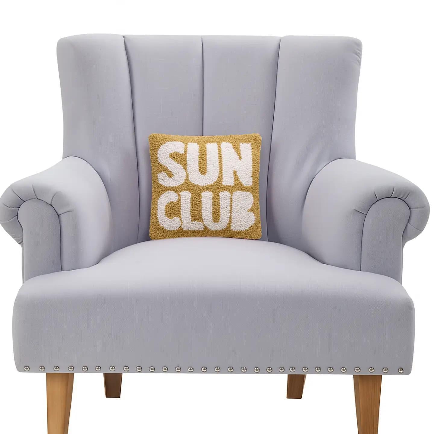 Sun Club Hook Pillow