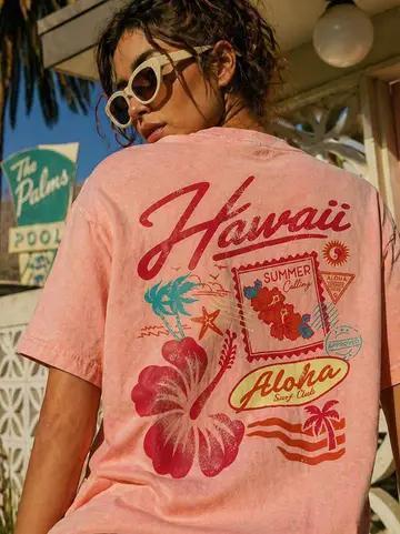 Hawaii Postcard Tee