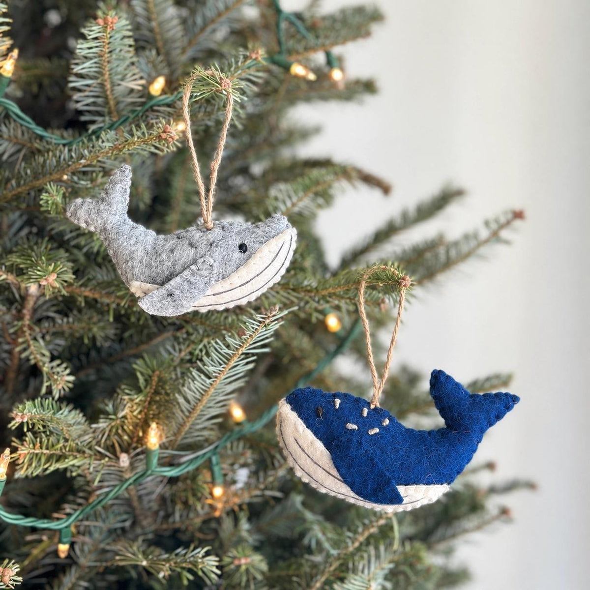 Humpback Whale Felt Ornament