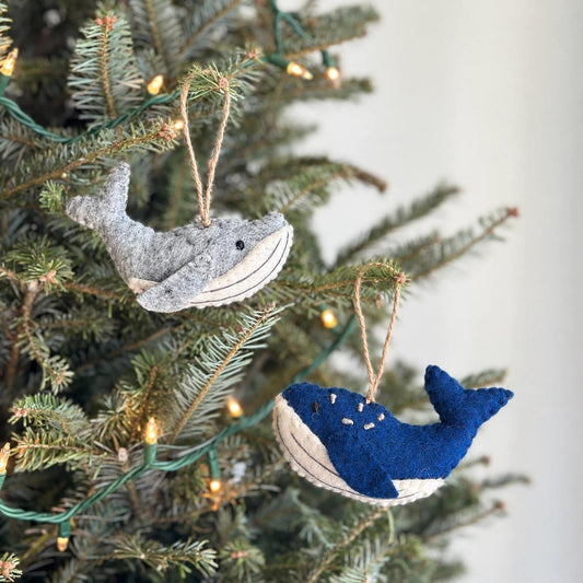 Humpback Whale Felt Ornament