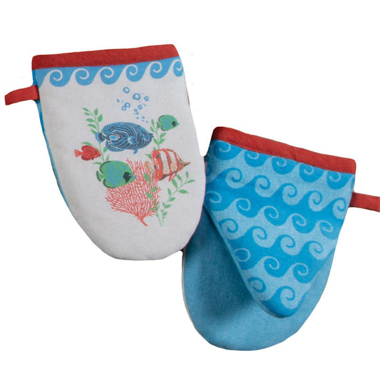 Free As The Ocean Grabber Mitt