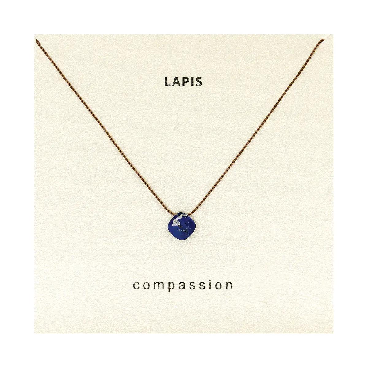 Lapis Nylon Necklace
