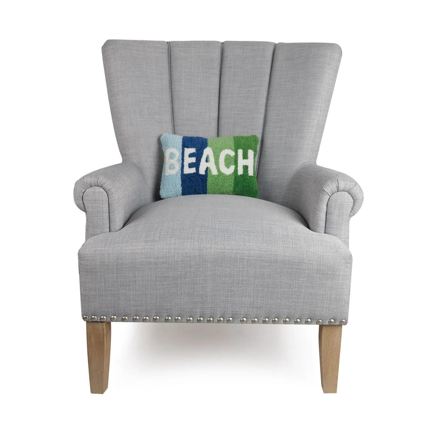 Striped Beach Hook Pillow