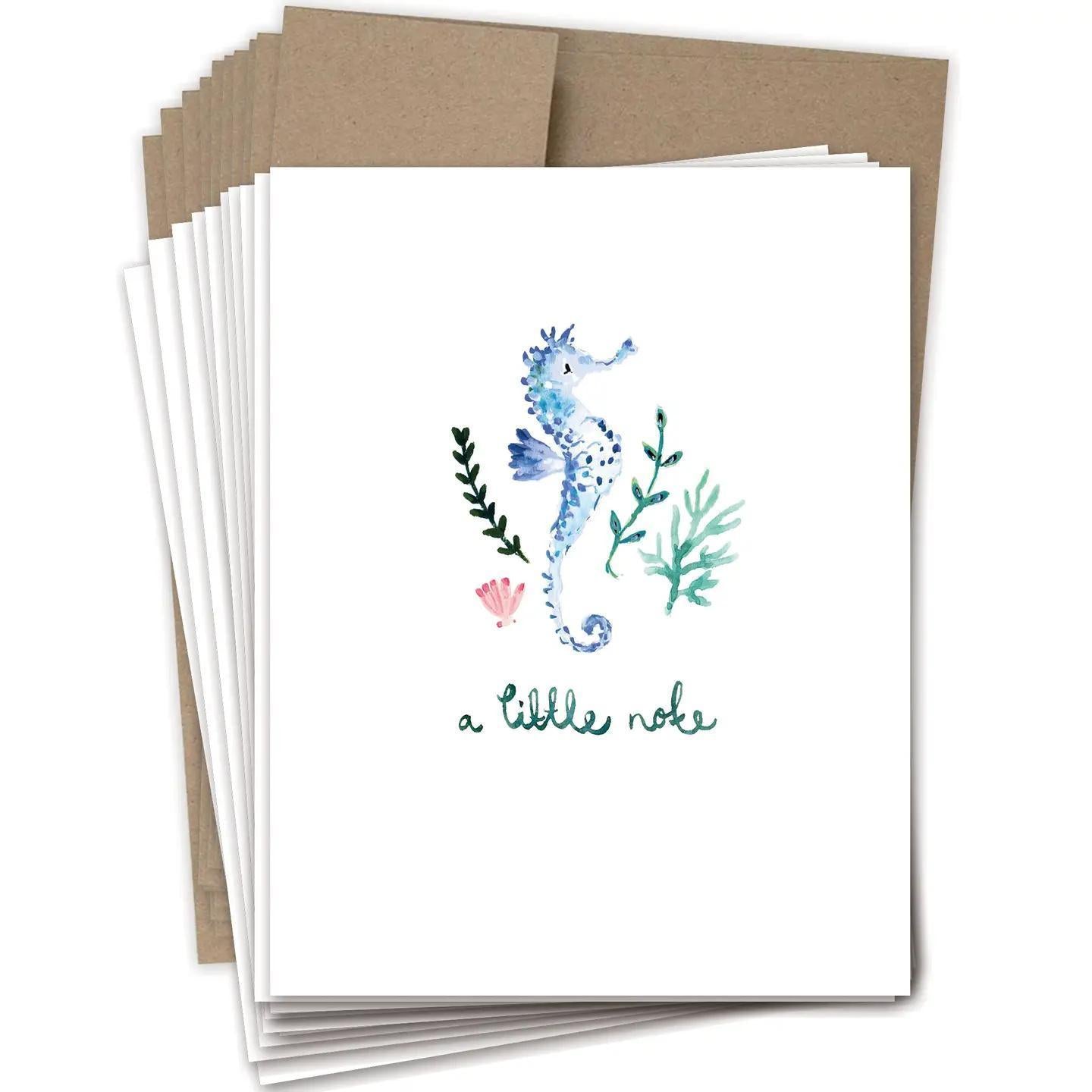 Seahorse Boxed Notecards