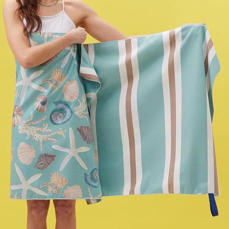 Sea Treasures Reversible Beach Towel