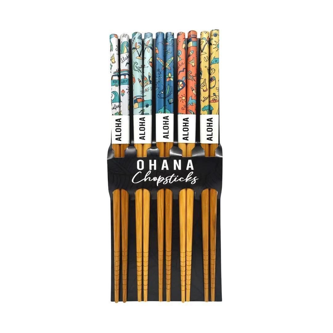 Surf's Up Reusable Chopstick Set