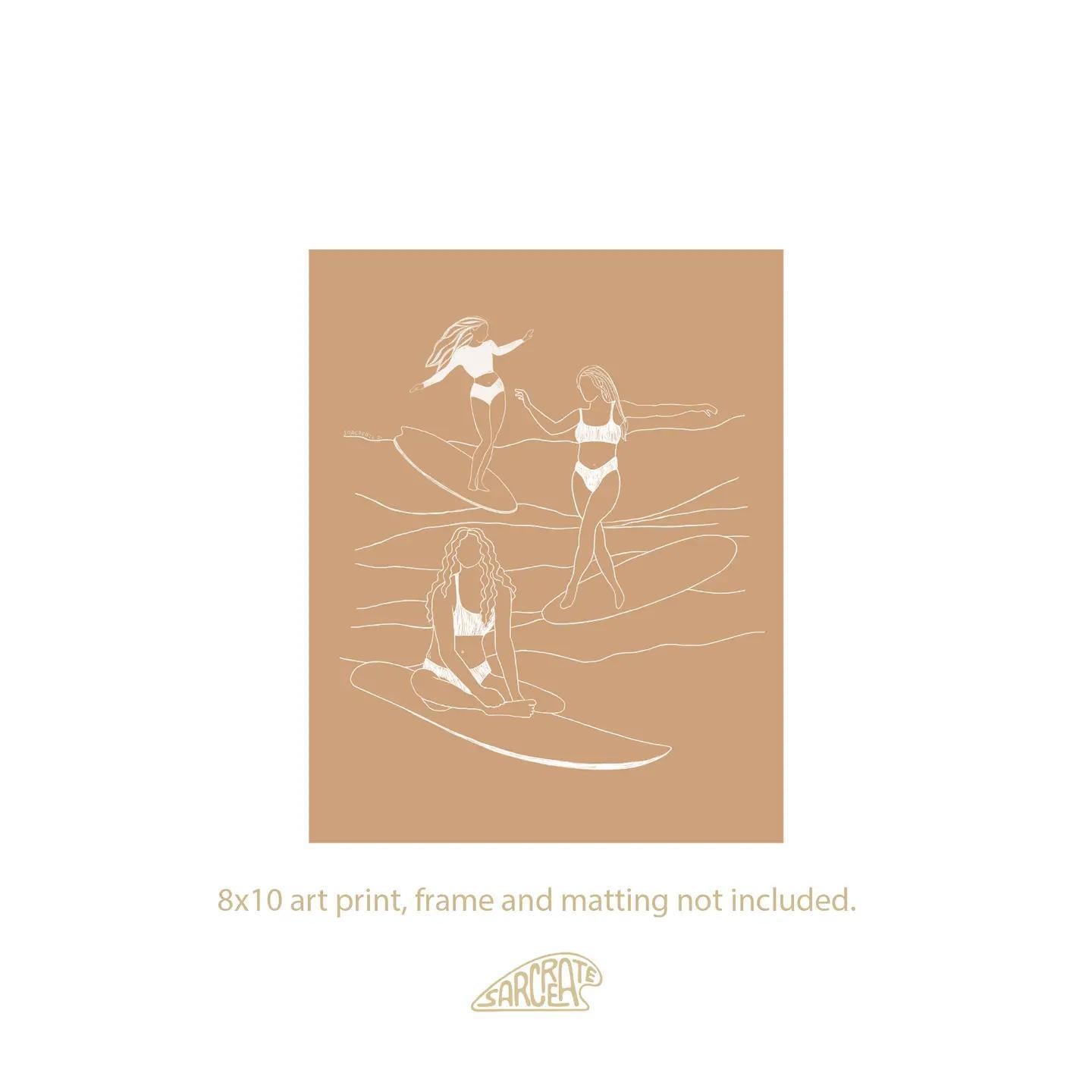 Surf Together Print 8x10