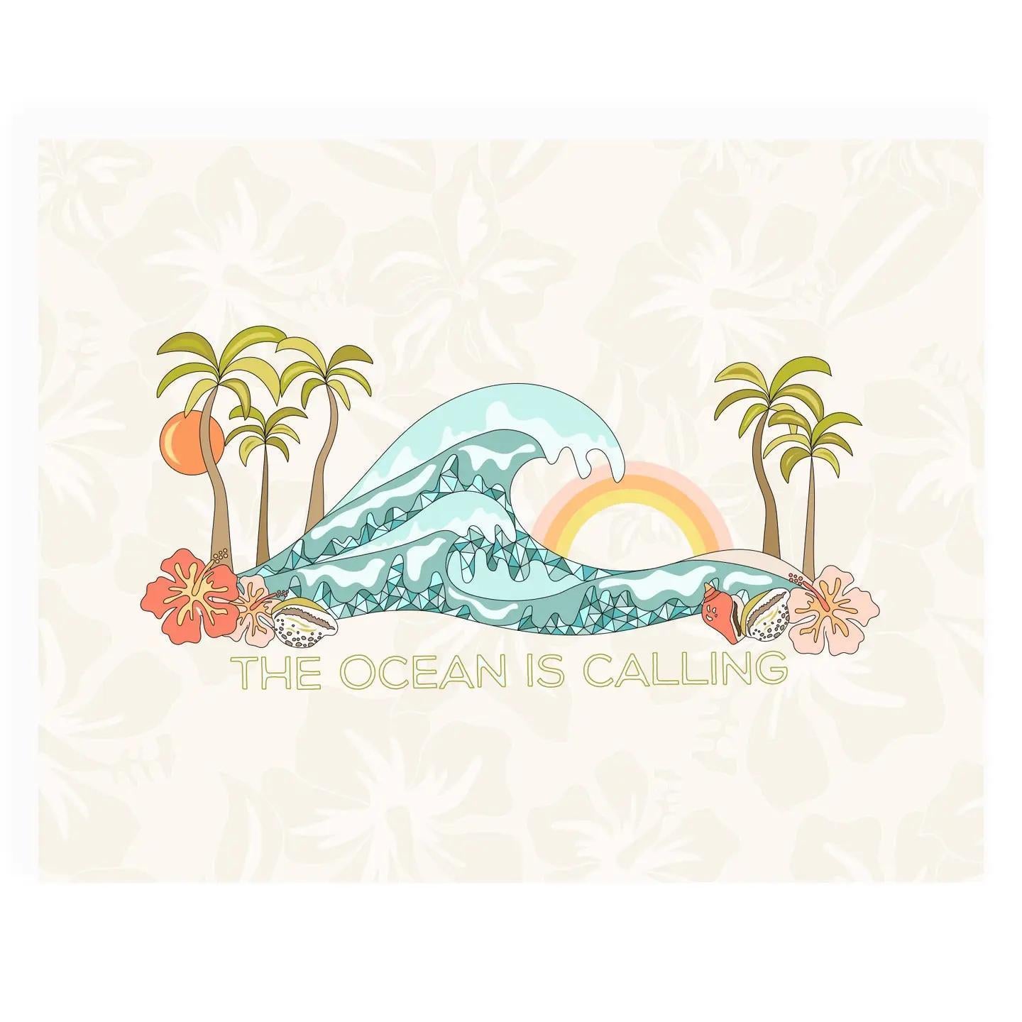Ocean Is Calling 11x14 Art Print