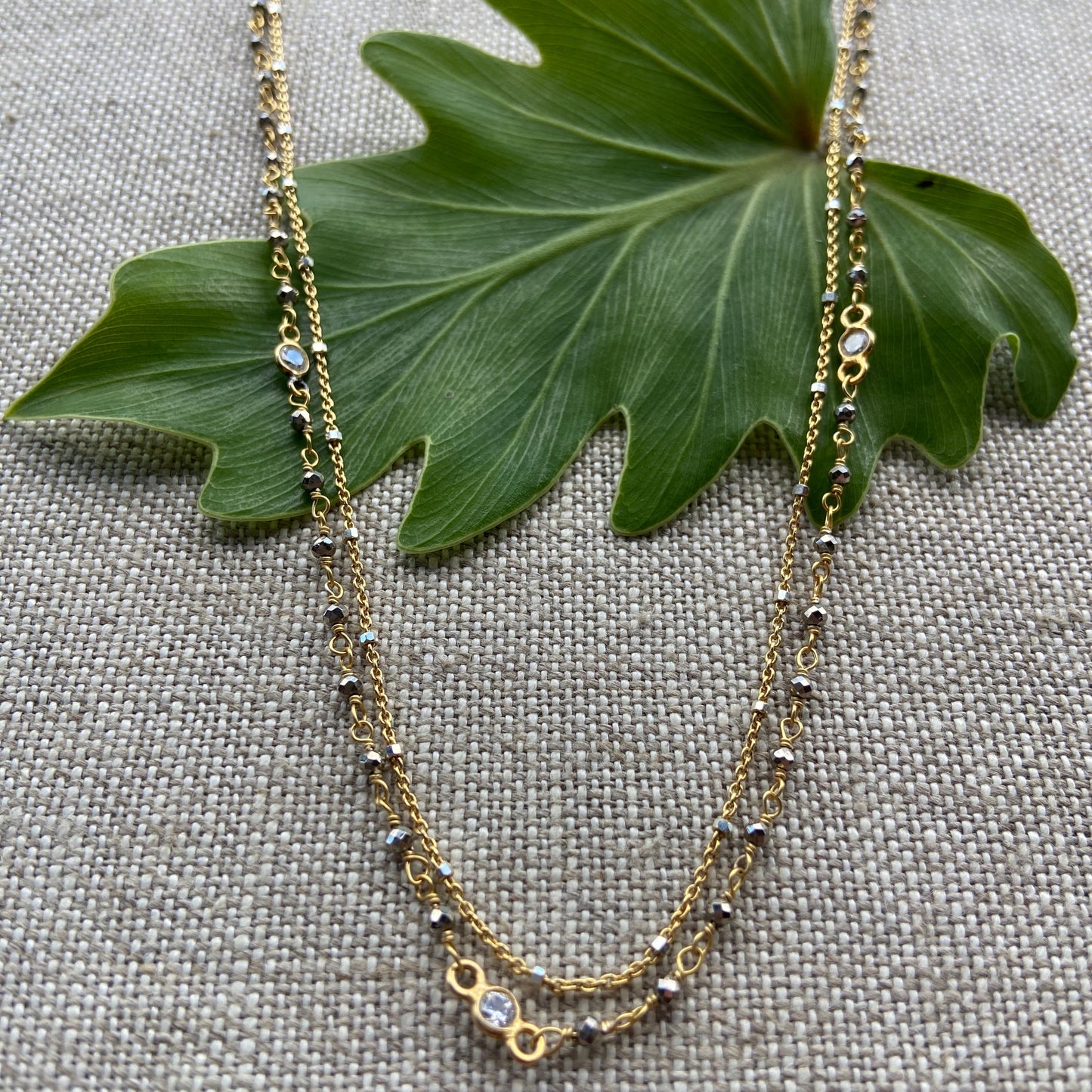 Pyrite Liko Necklace