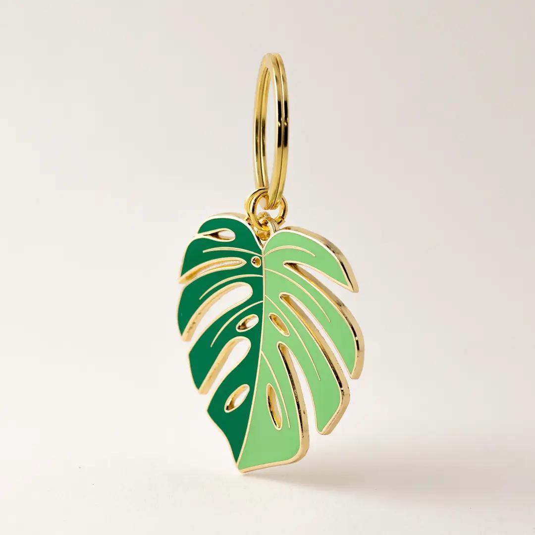 Monstera Deliciosa Keychain
